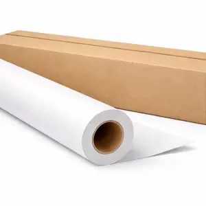 A0 Plotter Paper Roll – 90gsm Plain White (Boxed)